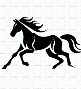 Galoppierendes Pferd